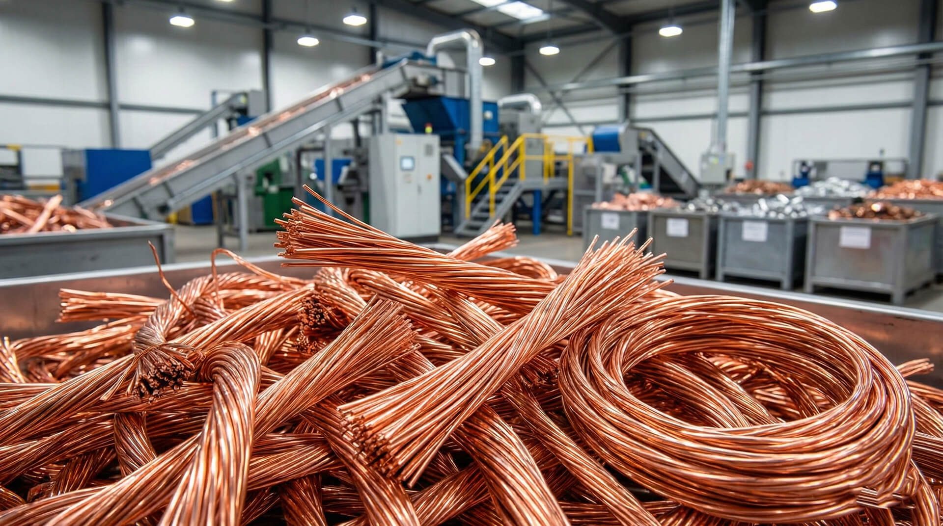 Endüstriyel Kablo Kırım ve Ayrıştırma Makinesi